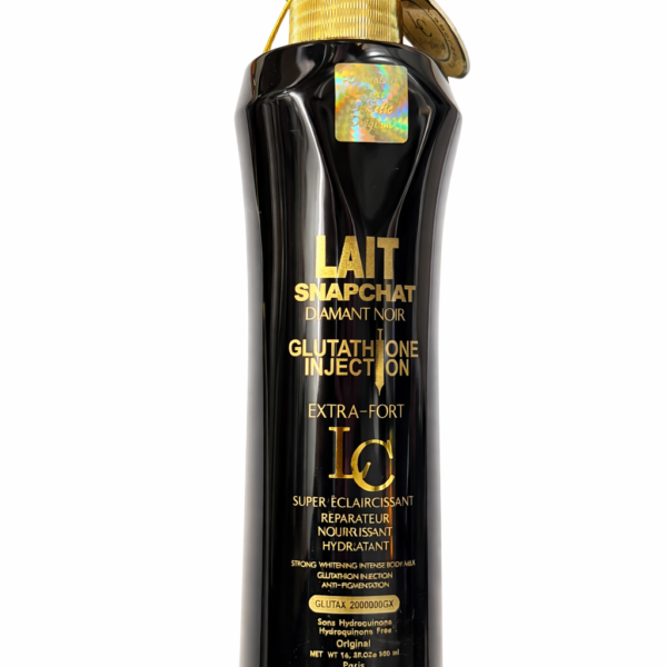 Snapchat lotion black