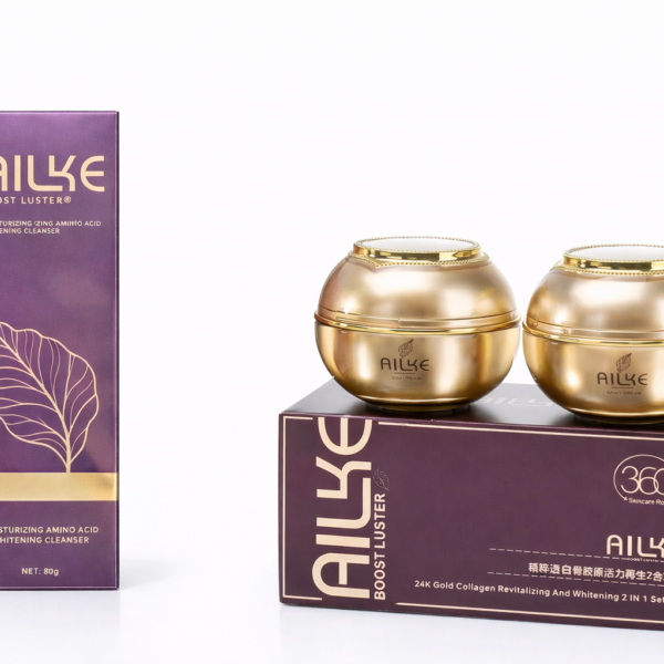 Ailke collagen face cream & face wash (clears sunburn)
