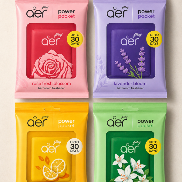 4 Bathroom freshener aer power pocket